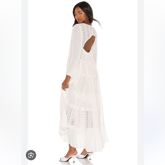 Free people mockingbird maxi white dress - Picture 1 of 6